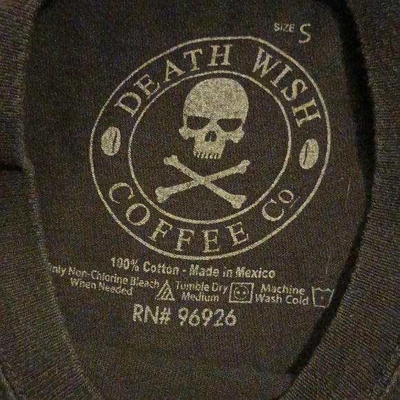 Black Death Wish Coffee T-Shirt for Men - Picture 2 of 2
